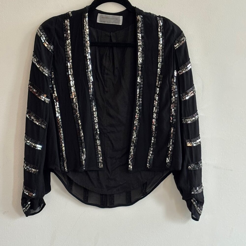 New Friends Colony Sequin Jacket - Black - Small